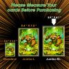 100 Pack Jumbo Card Sleeves Size XL (5.9"x8.1") 4 Mil - Oversized Card Sleeves for TCG Trading Cards, Exact Fit Plastic Sleeves with Snug Fit & Easy Insertion view 2