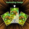 100 Pack Jumbo Card Sleeves Size XL (5.9"x8.1") 4 Mil - Oversized Card Sleeves for TCG Trading Cards, Exact Fit Plastic Sleeves with Snug Fit & Easy Insertion view 4