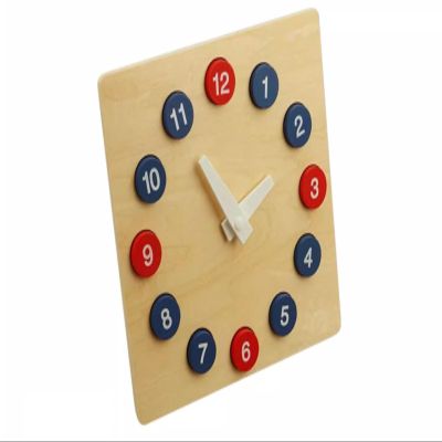 LLTCMAOYI Montessori Kids's Toy Clock, A Teaching Aid for Preschool Kids to Recognize Time