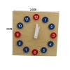 LLTCMAOYI Montessori Kids's Toy Clock, A Teaching Aid for Preschool Kids to Recognize Time view 4