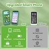 Kids Toy Smartphone, Toddler Play Phone for Boys, Fake Play Dinosaur Toy Phone for Boys Girls Age 3-12, Christmas Birthday Gifts with 3.97" Touchscreen 200+ Puzzle Game, Music Player(Green) view 4