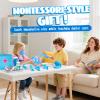 Dentist Playset for Boys with Oversized Pretend Teeth /Removable Teeth /Braces /Retainer - Kids Doctors Play Set - Teeth Model for Teaching - Role Play Toys for Kids 4-6 (Blue) view 2