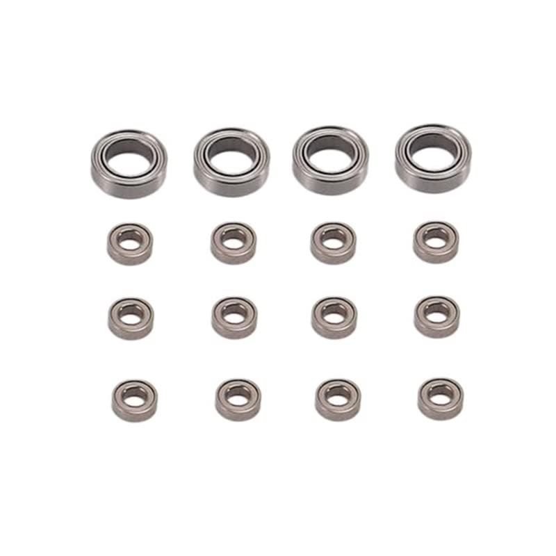 16PCS Steel Bearing 3x6x2mm 6x10x3mm for WPL C14 C24 B14 B24 B16 B36 MN D90 MN-90 MN99S RC Car Spare Parts Upgrade Accessories