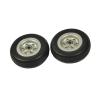 1pcs 2 inch 2.25 inch 2.75 inch 3 inch 3.75 inch 4 inch RC Airplane Rubber Tire Aircraft Wheel with Aluminum Hub Compatible Fixed Wing Aircraft Model Universal(101mm) view 1