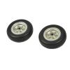 1pcs 2 inch 2.25 inch 2.75 inch 3 inch 3.75 inch 4 inch RC Airplane Rubber Tire Aircraft Wheel with Aluminum Hub Compatible Fixed Wing Aircraft Model Universal(101mm) view 2