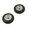 1pcs 2 inch 2.25 inch 2.75 inch 3 inch 3.75 inch 4 inch RC Airplane Rubber Tire Aircraft Wheel with Aluminum Hub Compatible Fixed Wing Aircraft Model Universal(101mm) view 4