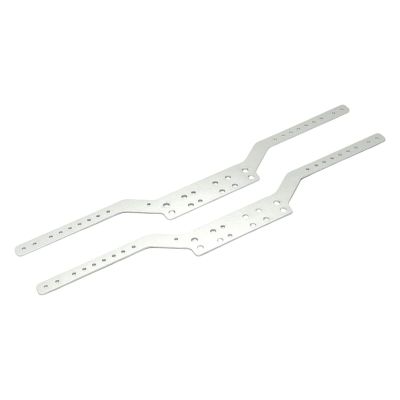 2Pcs RC Car Chassis Frame Rails Spare Parts Sturdy Accessory Upgrade Replaces for MN168 MN78 1/12 RC Carwler Car Vehicles Toy, Argent