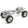 2Pcs RC Car Chassis Frame Rails Spare Parts Sturdy Accessory Upgrade Replaces for MN168 MN78 1/12 RC Carwler Car Vehicles Toy, Argent view 2