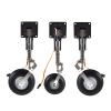 1 Set Servoless Retractable Landing Gear Anti-Vibration Landing Gear with Wheels 193mm Compatible with 1.6m RC Aircraft Universal view 1