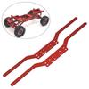 2Pcs RC Car Chassis Frame Rails Spare Parts Sturdy Accessory Upgrade Replaces for MN168 MN78 1/12 RC Carwler Car Vehicles Toy, Red view 4