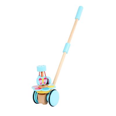 LIOOBO 1pc Boy Girl Push Walker Cart Toy Walker Wheels for Boys and Girls Design Random Color