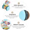LIOOBO 1pc Boy Girl Push Walker Cart Toy Walker Wheels for Boys and Girls Design Random Color view 3