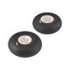 1 Pair Pneumatic Tire Rubber Wheel Pneumatic Tire 4/4.5/5/5.5 Inch Compatible RC Airplane Model Landing Gear Wheels Universal(4.5 inch 1pair) view 1