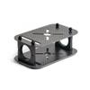 25mm Carbon Fiber Motor Mount Clamp Set 3K Full Carbon Fiber Tube Clamps for RC FPV Drones, Multirotors, RC Cars Lightweight & High-Strength Frame Mounting Kit, Includes Screws & Bolts (4pcs) view 1