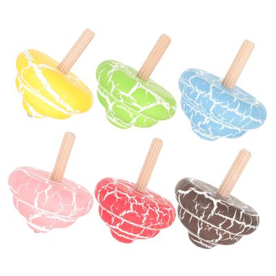 BESPORTBLE 6pcs Gyro Engaging Rotating Tops for Party Favors Fun Desktop Games Easy to Play Enhances Motor Skills and Creativity