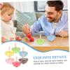 BESPORTBLE 6pcs Gyro Engaging Rotating Tops for Party Favors Fun Desktop Games Easy to Play Enhances Motor Skills and Creativity view 3