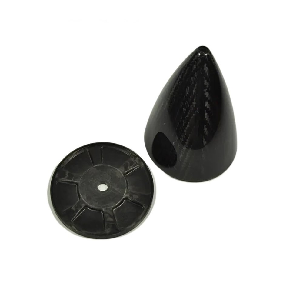 1pcs RC Model Carbon Spinner Without Mouth with Back Plate 3K Processing Multiple Sizes Universal(50mm)