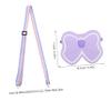 Beaupretty Adorable Boys and Girls Bow Bag Silicone Shoulder Bag for Toddlers Girls Sling Pouch Cartoon Purse view 2