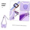 Beaupretty Adorable Boys and Girls Bow Bag Silicone Shoulder Bag for Toddlers Girls Sling Pouch Cartoon Purse view 4