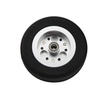 1pcs Rubber Wheel with Aluminum Hub Compatible with RC Turbojet Aircraft Model, Diameter 40mm 43mm 50mm 55mm 60mm Universal(40mm 1pcs)