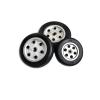 1pcs Rubber Wheel with Aluminum Hub Compatible with RC Turbojet Aircraft Model, Diameter 40mm 43mm 50mm 55mm 60mm Universal(40mm 1pcs) view 2