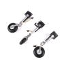 1 Set of Nose/Main Retractable Landing Gear Anti-Vibration Landing Gear with Wheels, Compatible with 1.4m RC Aircraft Universal view 1