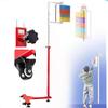 Free-Standing Jump Measurement TesterSprungmess Test Rod Tool, Jump Test Assessment Tool, Vertical Jump Rod Pole Tool, Vertical Jump Test Device, Pull Cord and Movable Wheel Reset, Yellow 1 view 1