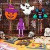 18 Pcs Halloween Wind Chime Kit, DIY Wooden Wind Chimes Wooden Crafts for Kids, Birthday, Party Decoration view 2