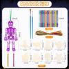 18 Pcs Halloween Wind Chime Kit, DIY Wooden Wind Chimes Wooden Crafts for Kids, Birthday, Party Decoration view 3