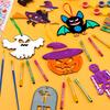 18 Pcs Halloween Wind Chime Kit, DIY Wooden Wind Chimes Wooden Crafts for Kids, Birthday, Party Decoration view 4