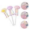 BESPORTBLE 3pcs Little Girls Toys Fairy Wand Tassels Birthday Party Props for Year-Old Decorations view 2
