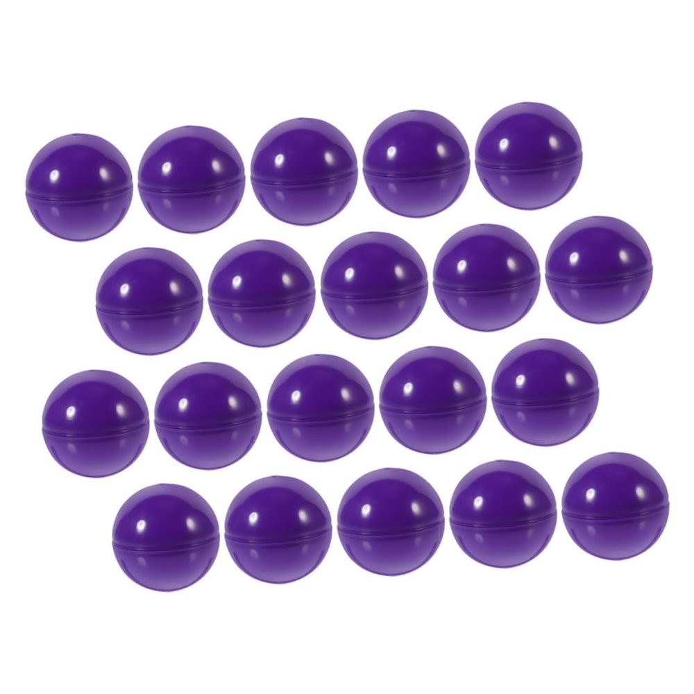 PLAFOPE 20pcs Hollow Pong Balls Bulk Plastic Balls for Games Raffle Bingo Party Supplies