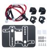 MORFUM 4PCS RC Spot Beam Square LED Cubes Offroad Driving Lights RC Light Bar LED Housing Lens Spotlight Compatible with 1/10 RC Car TRX4 TRX6 Axial SCX10 90046 RR10 D90 (D-9 Holes) view 2