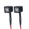 MORFUM 4PCS RC Spot Beam Square LED Cubes Offroad Driving Lights RC Light Bar LED Housing Lens Spotlight Compatible with 1/10 RC Car TRX4 TRX6 Axial SCX10 90046 RR10 D90 (D-9 Holes) view 4