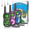 BUKEWIT Walkie Talkies for Kids 3 Pack,3 Miles Family Walky Talky Children Radio Long Range,22 Channels Kids walkie talkies with VOX Function&LED Flashligh,Camping Birthday Xmas Gift view 1