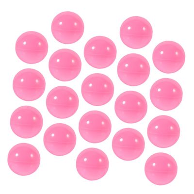 Holibanna 20pcs Lottery Balls Hollow Raffle Balls Vending Machine Props Colorful Plastic for Team Events Interactive Portable