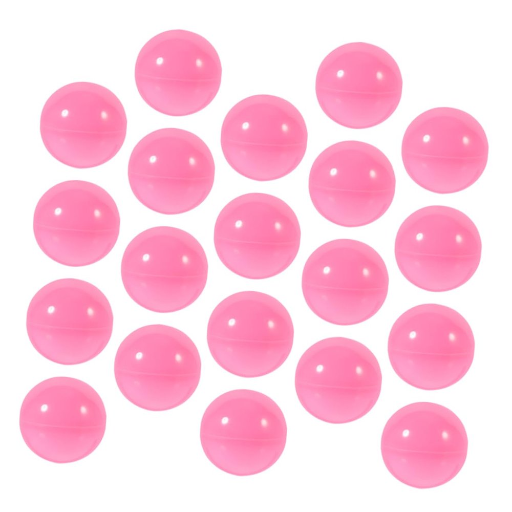 Holibanna 20pcs Lottery Balls Hollow Raffle Balls Vending Machine Props Colorful Plastic for Team Events Interactive Portable