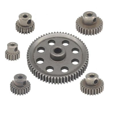 RC Steel Gears 11184 Metal Diff Differential Gear 64T Spur Gear 17T 21T 23T 26T 29T Motor Gear RC Replacement Parts for HSP 1/10 Monster Truck Brontosaurus Redcat Volcano EPX 94111 RC Vehicle Gears