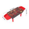 Toyvian 20Pcs BBQ Grill Playset for Interactive Cooking Set with Realistic Food Accessories for Indoor Outdoor Pretend Play Enhances Creativity and Motor Skills view 2