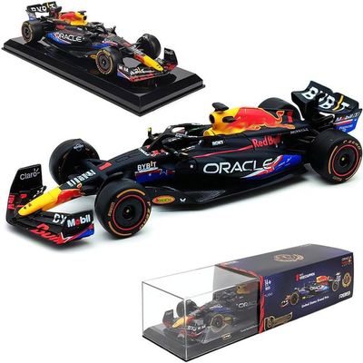 1:24 2023 F1 RB19 No. #1 Max Verstappen F1 No. #11 Sergio Perez Formula Racing Alloy Car Diecast Model (1/24 RB19 1# Austin US)