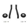 1 Set of Carbon Landing Gear kit with tire axle Compatible with rc Airplane Model Universal view 1