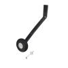 1 Set of Carbon Landing Gear kit with tire axle Compatible with rc Airplane Model Universal view 2