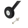 1 Set of Carbon Landing Gear kit with tire axle Compatible with rc Airplane Model Universal view 3