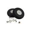 1 Set of Carbon Landing Gear kit with tire axle Compatible with rc Airplane Model Universal view 4