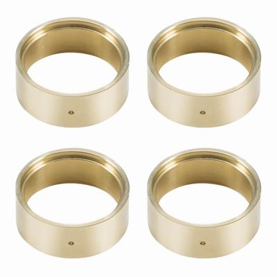 4PCS 16g 1.0 Brass Wheel Clamp Ring for 1/24 RC Crawler Axial SCX24 Deadbolt C10 Gladiator Bronco AX24 Beadlock Wheels Upgrade (Brass)