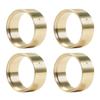 4PCS 16g 1.0 Brass Wheel Clamp Ring for 1/24 RC Crawler Axial SCX24 Deadbolt C10 Gladiator Bronco AX24 Beadlock Wheels Upgrade (Brass) view 4