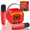 Mini Karaoke Machine for Boys Kids 3 4 5 6 7 8 Year Old Boy Birthday Gifts Toys for 4 5 6 7 8 10 Year Old Boys Birthday Party Favors with 2 Wireless Microphones view 1