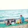 12' x 5' Floating Mat for Pool, 3-Layer Lily Pad Floating Pool Mat with Cup Holders, Thick and Durable Water Activities Lily Pad for Pool, Oceans,Beach (Green, 12' x 5') view 1