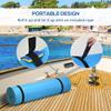 12' x 5' Floating Mat for Pool, 3-Layer Lily Pad Floating Pool Mat with Cup Holders, Thick and Durable Water Activities Lily Pad for Pool, Oceans,Beach (Green, 12' x 5') view 4