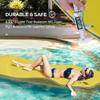 10' x 5' Floating Mat for Pool, 3-Layer Lily Pad Floating Pool Mat, Thick and Durable Water Activities Lily Pad for Pool, Oceans,Beach (Yellow, 10' x 5') view 3